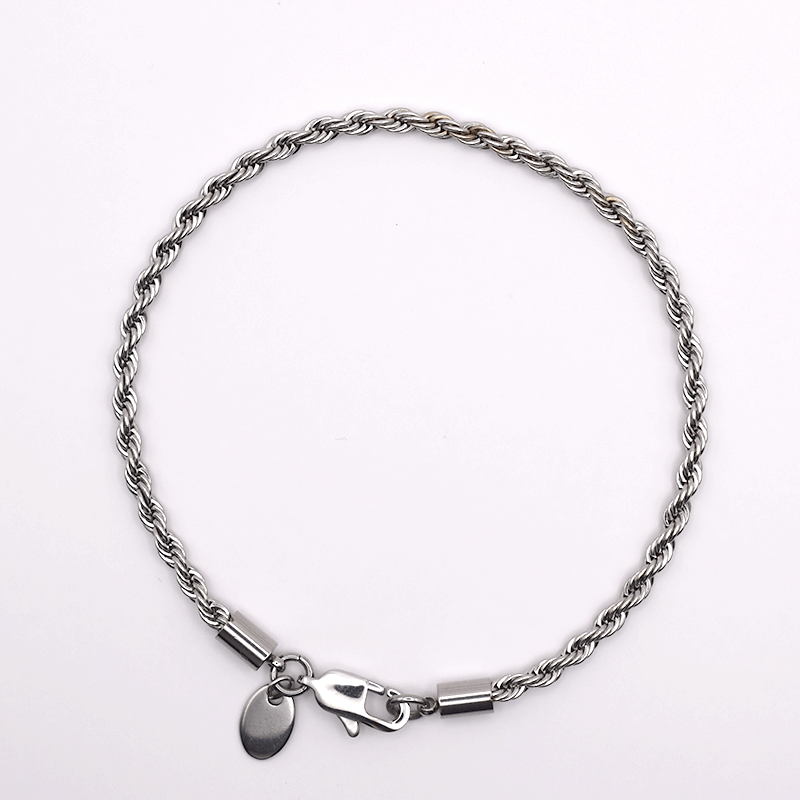 ROPE BRACELET (SILVER) 3MM