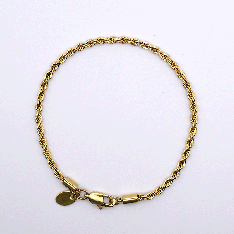 ROPE BRACELET (GOLD) 3MM