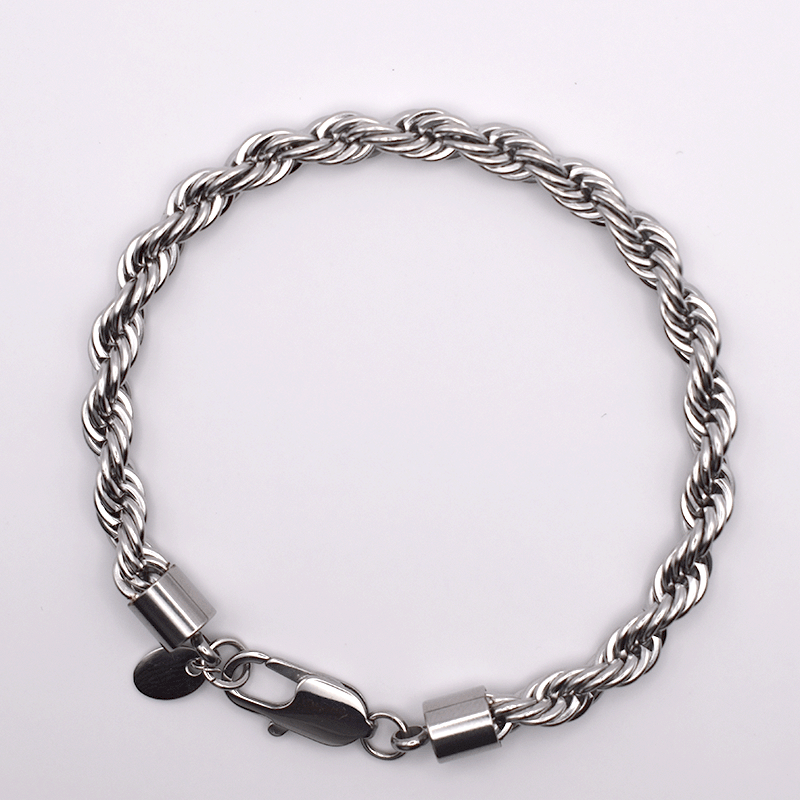 ROPE BRACELET (SILVER) 6MM