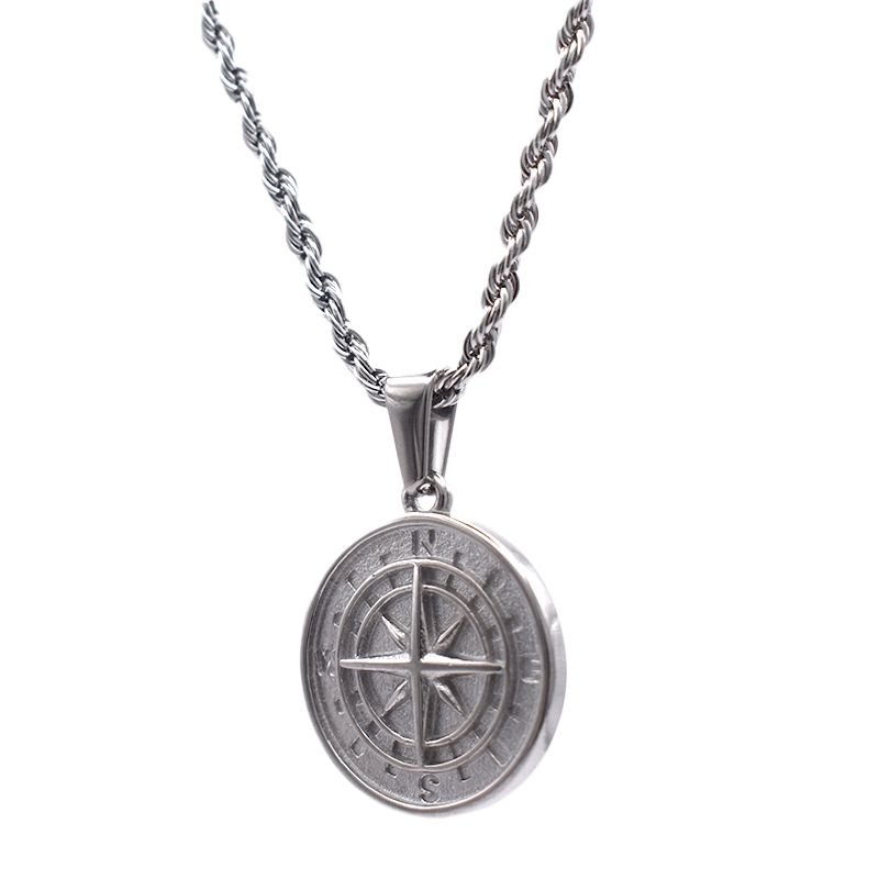 COMPASS PENDANT (SILVER)