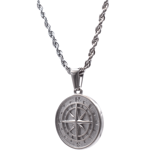 COMPASS PENDANT (SILVER)